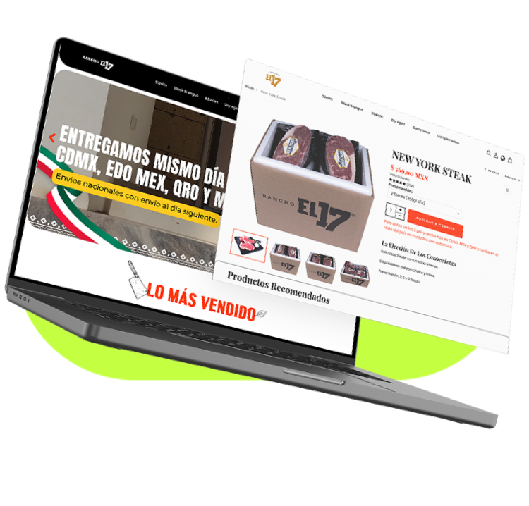 Mockups Creación de Ecommerce